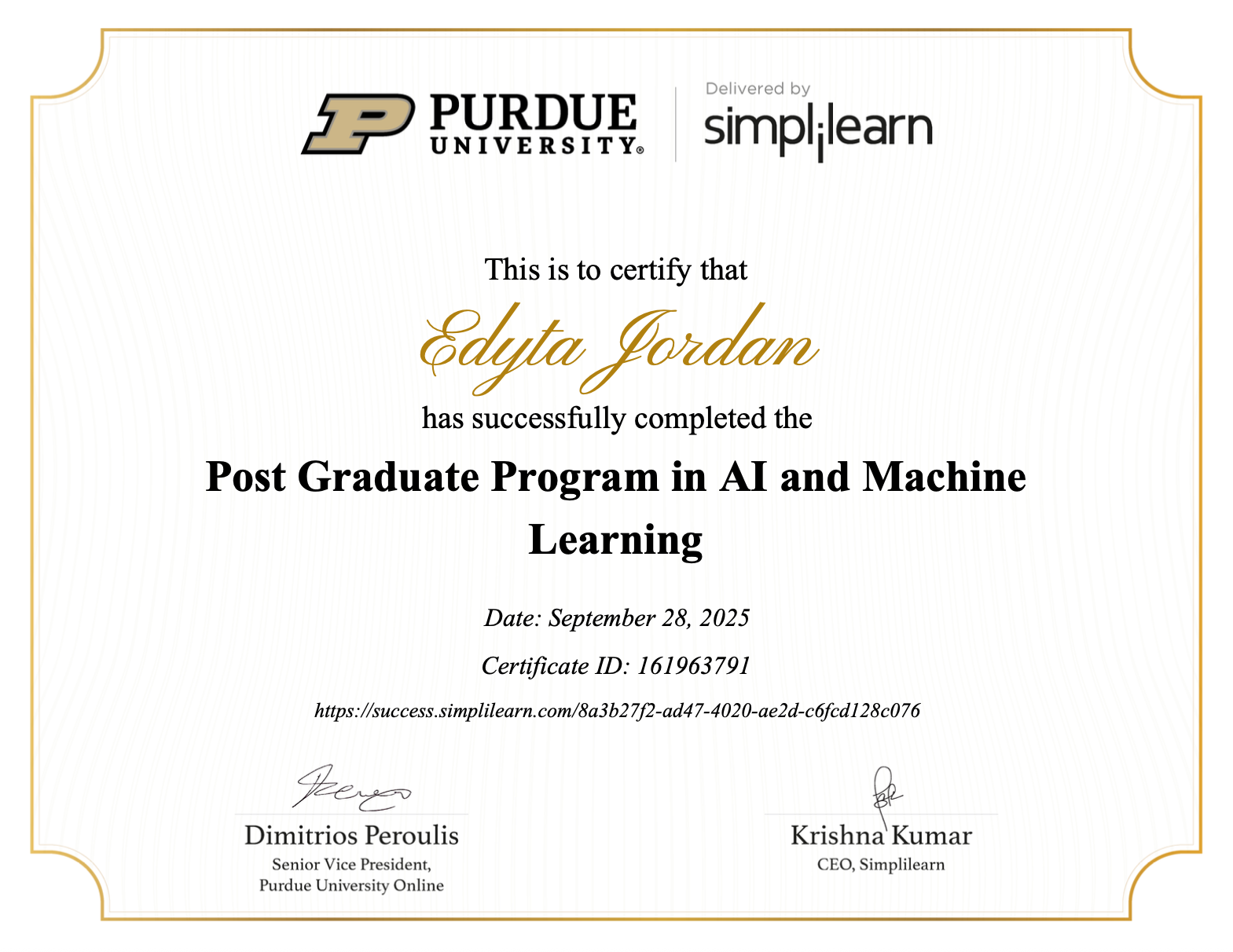 Edyta-Jordan-Post-Graduate-Program-in-AI-and-Machine-Learning