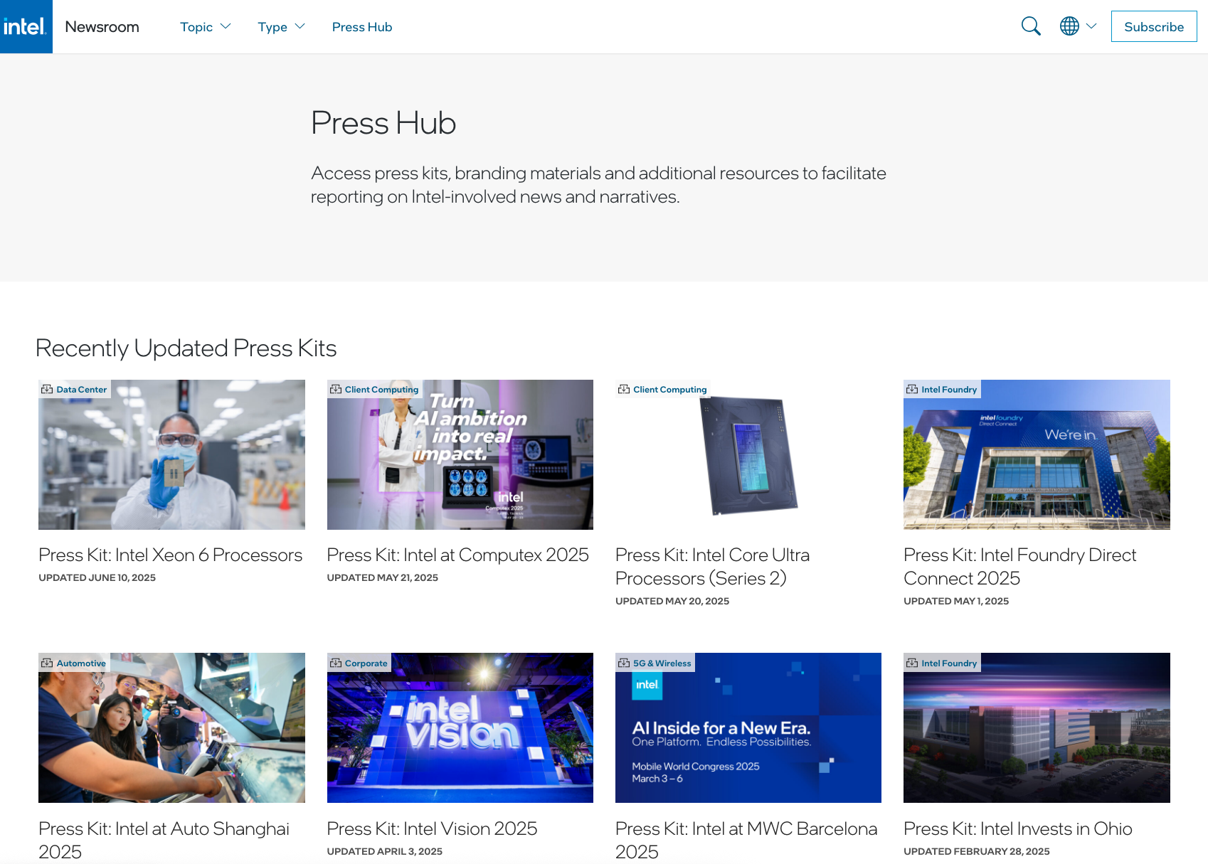 Image 2 for Intel Newsroom