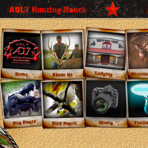 Click to see ADL7 Hunting Ranch Website Project