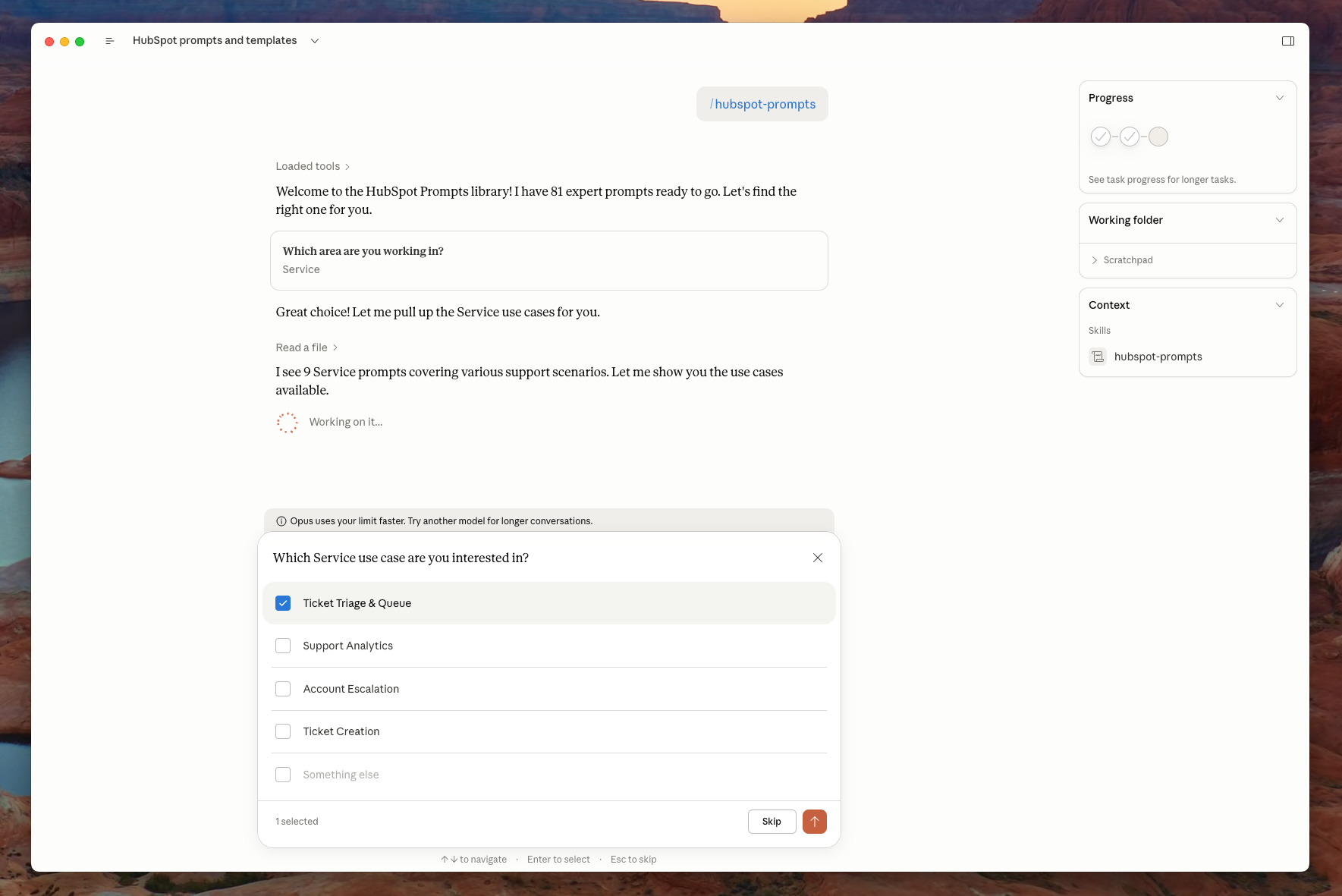 Image 2 for HubSpot Prompts Skill for Claude
