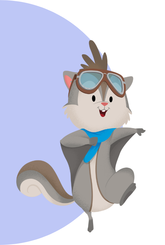 Salesforce Character: Flo the Flying Squirrel